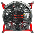 40V EX50Li 1hp Brushless PPV Fan showcasing its durable design. Ideal battery powered PPV fan for tactical ventilation.