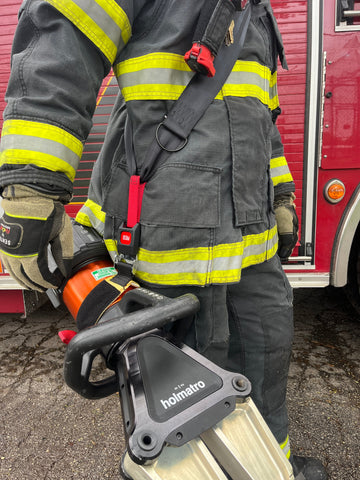 Extrication Tool Carrying Strap (Long/Holmatro)-Deluxe (FFETCS-FFSWB)
