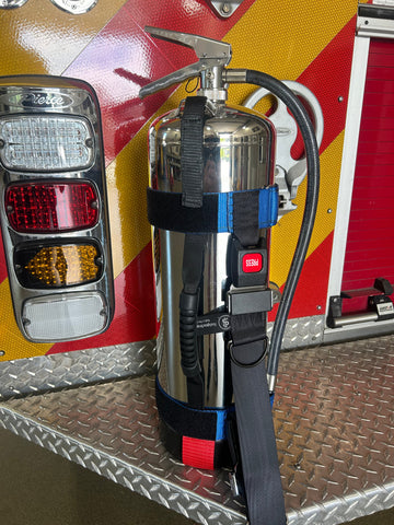 Pressurized Water Can/Extinguisher Deluxe Strap-FFECS-SP