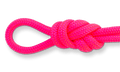 Strong 1/2 inch nylon rope in solid colors, ideal for recreational or commercial use.