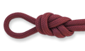 1/4 inch boat rope displayed with measurements for clarity on sizing.