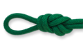 1/4 inch boat rope resting on a boat, highlighting its soft and supple texture.