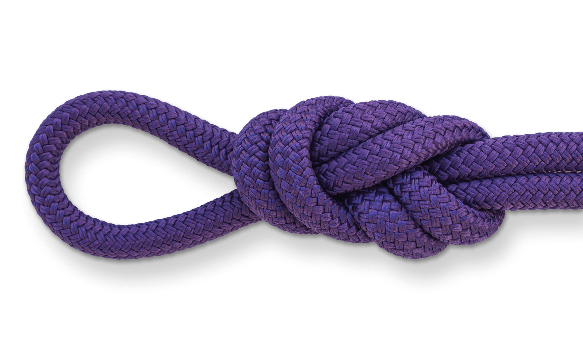 1/4 inch boat rope rolled to show its neat packaging for easy storage.