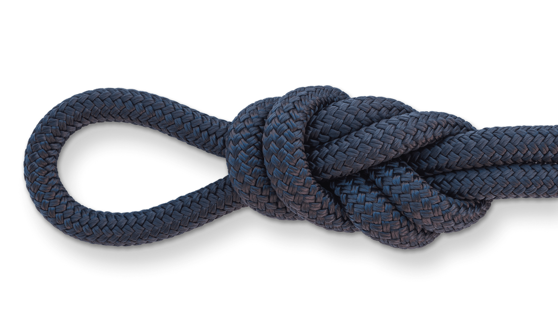 1/4 inch boat rope displayed on a dock, demonstrating its use in marine environments.