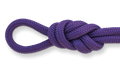 Close look at 1/2 inch nylon rope's soft and supple texture, easy to handle.