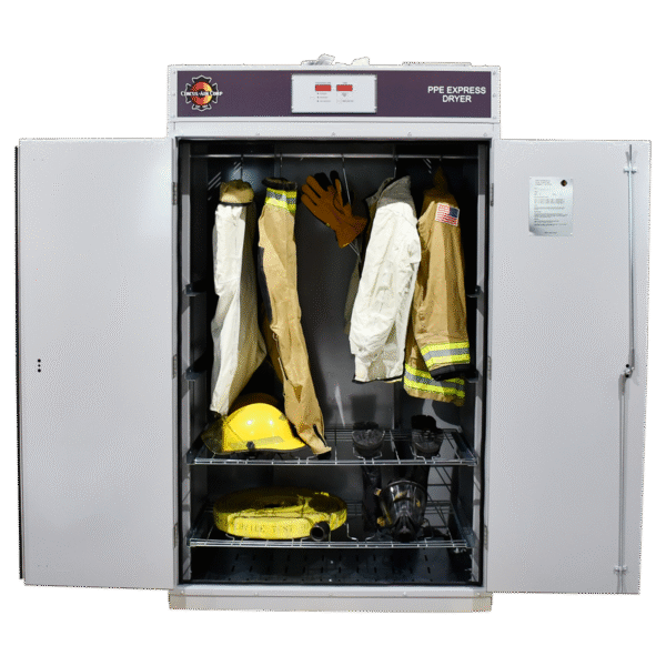 Compact Circul-Air Express Dryer Gear with efficient airflow technology for drying turnout gear quickly and safely.