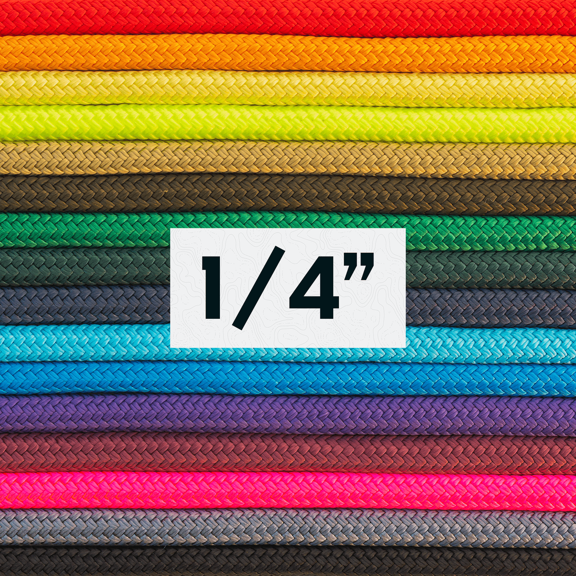 1/4 Inch Boat Rope - Durable Double Braid Nylon for Strong Shock Absorbency & Saltwater Resistance