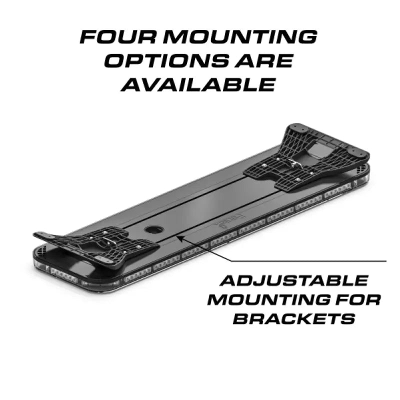 Adjustable mounting brackets for Feniex Quantum 2.0 44 GPL Light Bar and GPL Light systems