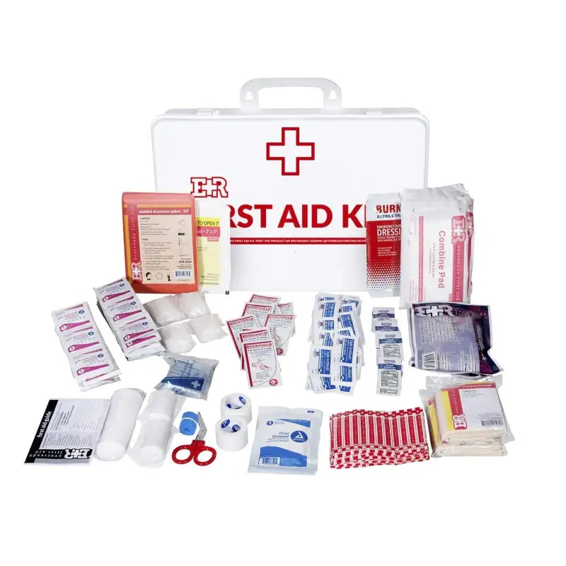 Basic ANSI First Aid Kit Class B for first responders, firefighters, and police emergency use