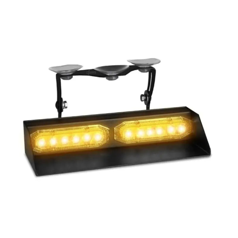 Amber LED emergency dash light with suction cup mount for U-Lite 2X Dash Light, ideal for first responders