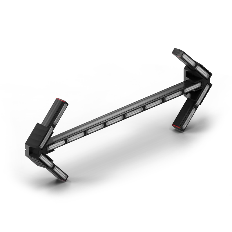 Feniex Quantum Arrow Board with arrow-shaped LED lighting fixture for first responders
