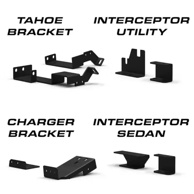 Automotive bracket sets for Feniex Hammer current siren used by first responders