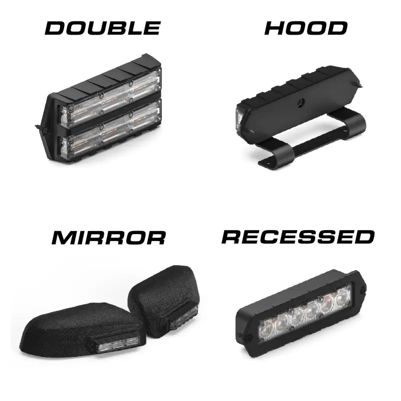 Automotive lighting options with Feniex Q Series Surface Mount for versatile series surface lighting
