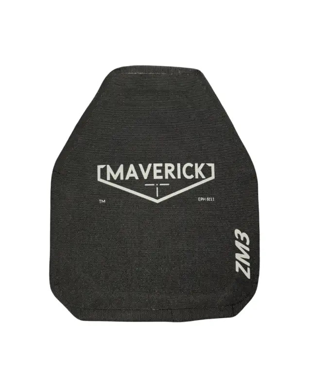 Black ballistic plate for body armor, NIJ certified level IV ZM3 NIJ Certified Level IV Body Armor Plate