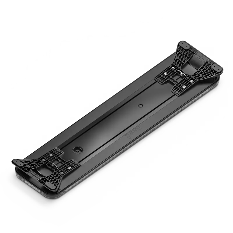 Black ironing board base for Feniex Fusion-S GPL Exterior Light Bar, compatible with light bars
