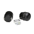 Whelen Howler primary siren motor components with silver amplifier for first responders