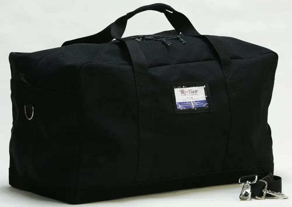 Black turnout gear bag with shoulder strap for Turnout Gear Bag Idylwild FD Style
