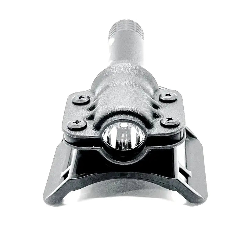 Black flashlight with mounting bracket for USB-558XL and USB-588XL belt attachments