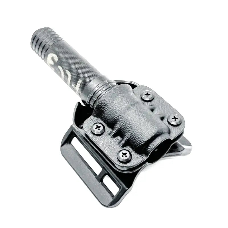 Black flashlight holder with belt loop for Nightstick USB-558XL and USB-588XL flashlights, belt attachments