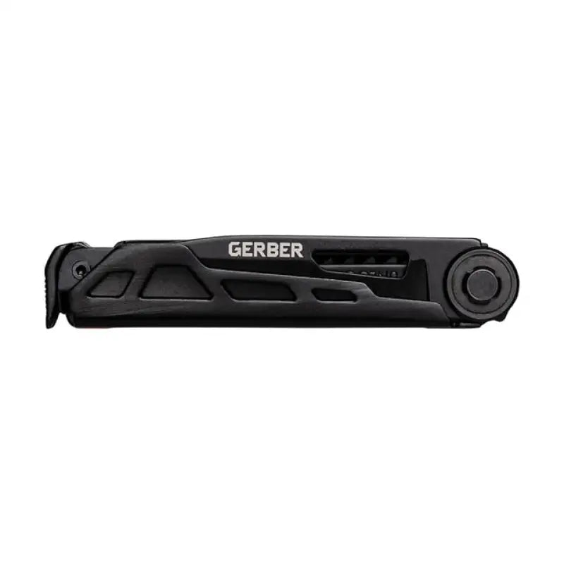 Black Gerber multi-tool from the Armbar Trade with Burnt Orange finish and limited lifetime warranty