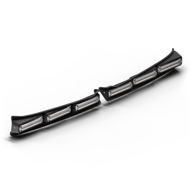 Black LED light bar on Feniex Quantum 2.0 Spoiler Mount for first responders