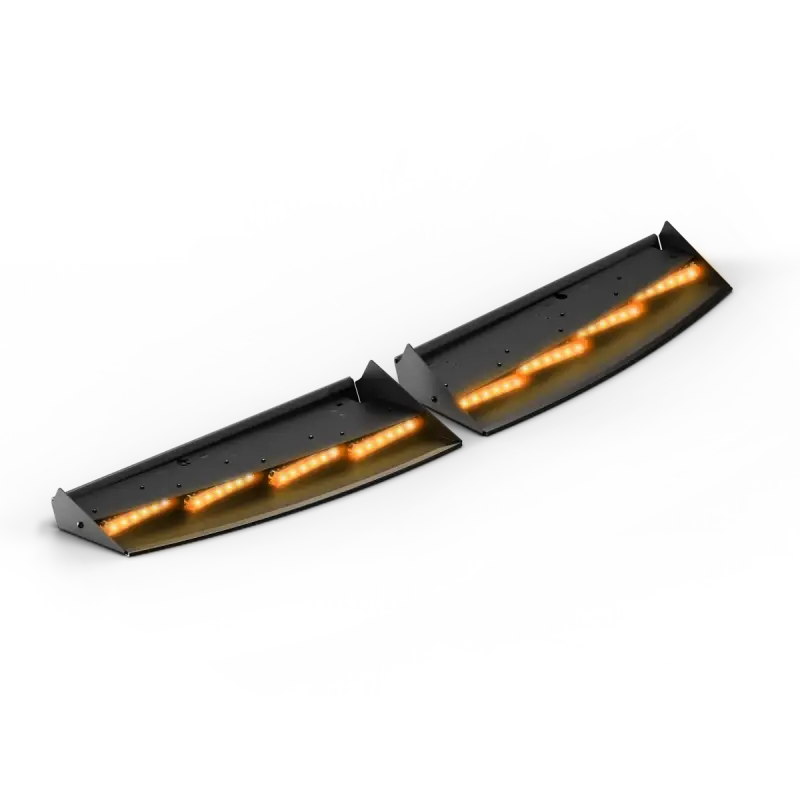 Black LED light bar for Feniex Quantum 2.0 Interior Front Light Bar, ideal for first responders