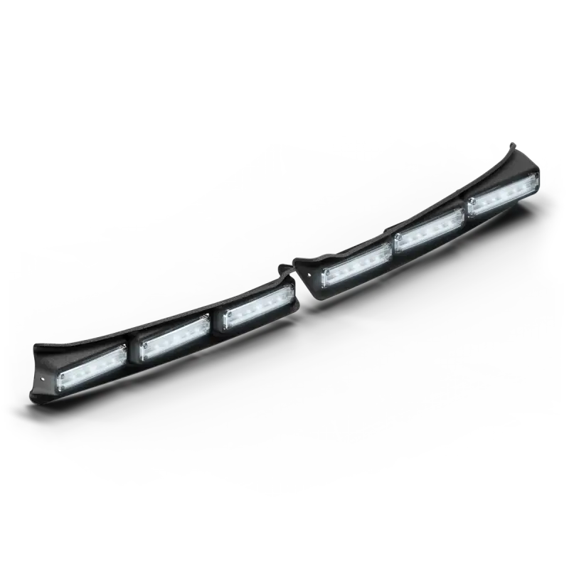 Black LED light bar on Feniex Quantum 2.0 Spoiler Mount for first responders