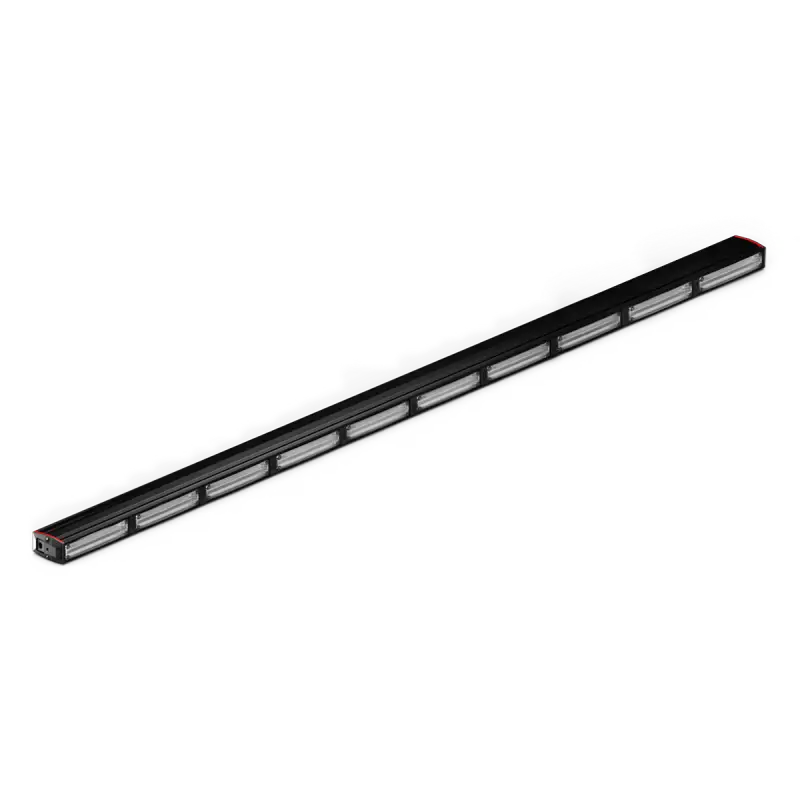 Black LED light bar on Feniex Quantum 2.0 1000 Stick Light for first responders and firefighters