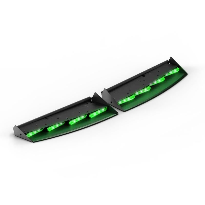 Black LED light bar for first responders, Feniex Quantum 2.0 Interior Front Light Bar