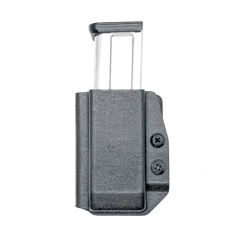 Black 2011 OWB Magazine Holster with magazine from Four Brothers Holsters