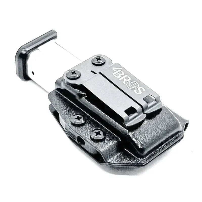 Black magazine holster for 2011 IWB magazine retention, ideal for first responders