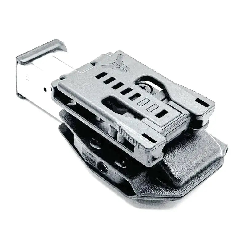 Black magazine holster with adjustable mount from Four Brothers Holsters for 2011 OWB brothers holsters
