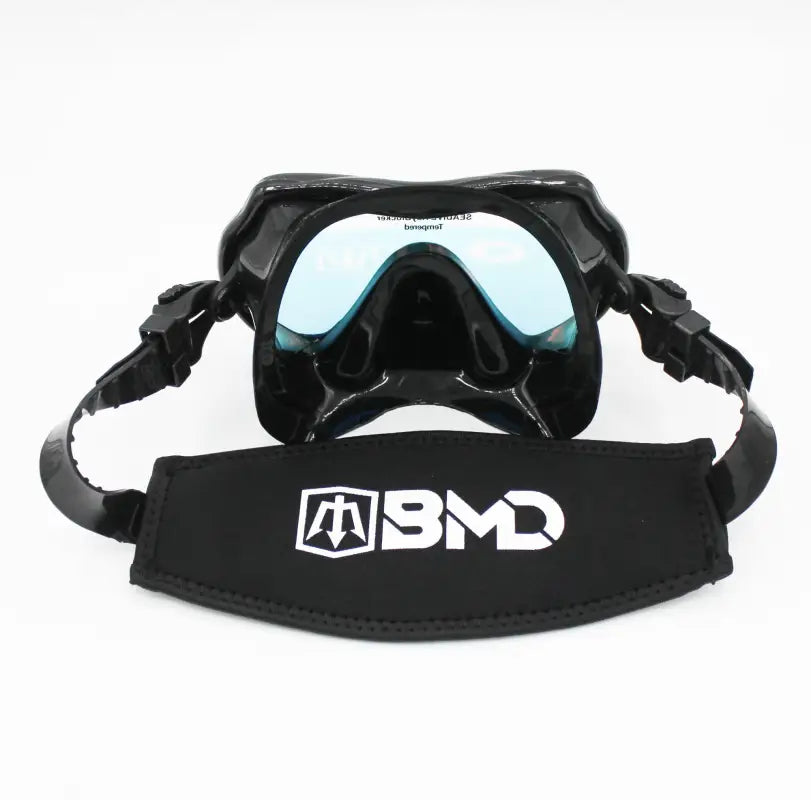 Black diving mask strap for BMD Mask Strap and BMD Mask compatibility