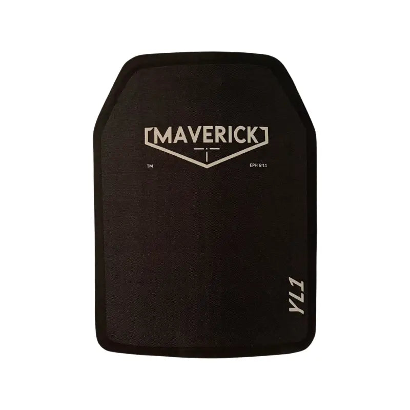 Black Maverick body armor plate Level RF1 III for enhanced protection and durability