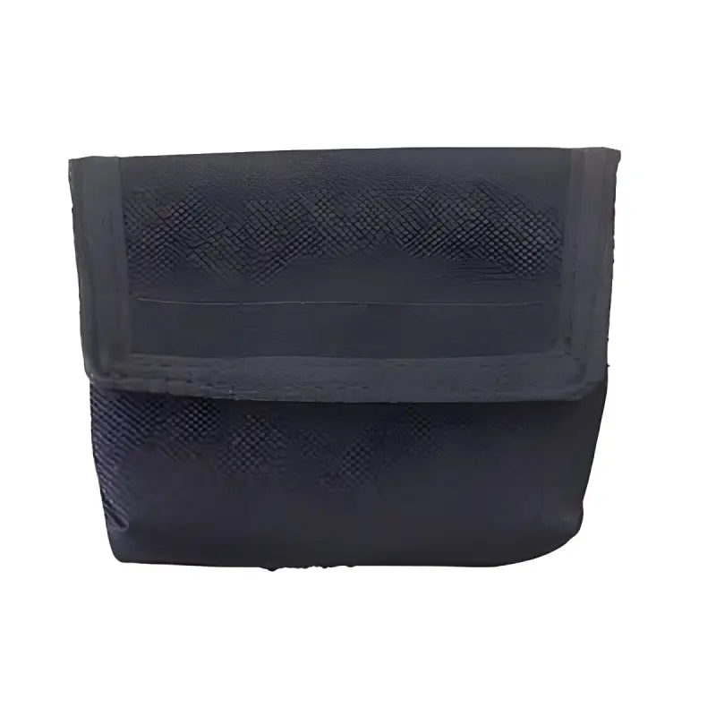 Black mesh storage pocket with flap for Firefighter EMS EMT gloves pouch nylon
