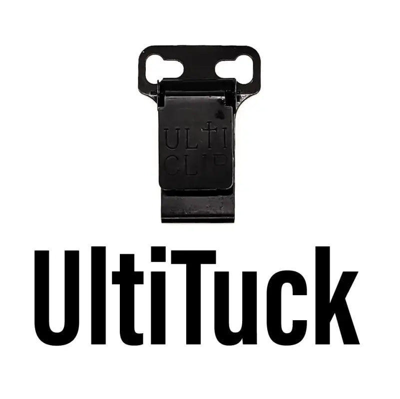 Black metal clip for Glock 19 & TLR-7 X/A inside waistband IWB holster with magazine pouch
