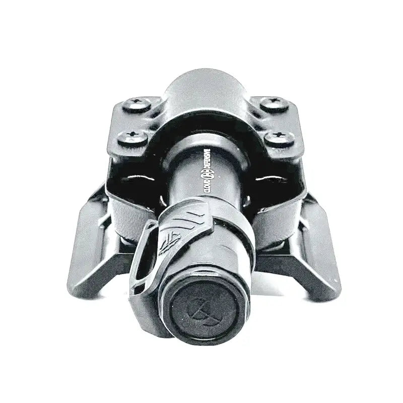 Black metal flashlight mount for Cloud Defensive MCH-HC flashlight carrier
