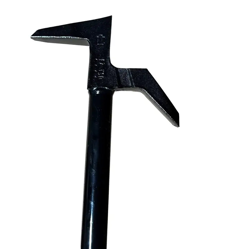 Black metal fire hook for NY Style Roof Hook – 5 ft, durable style roof hook