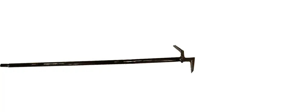 Black metal fire hook for NY Style Roof Hook – 5 ft, durable style roof hook