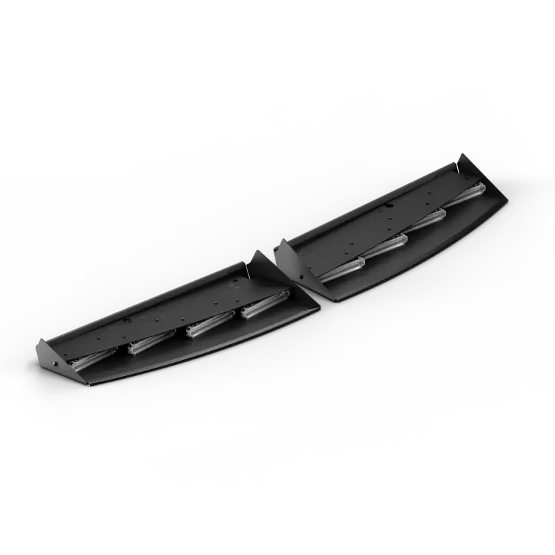 Black metal louvered vent on Feniex Quantum 2.0 Interior Front Light Bar for first responders