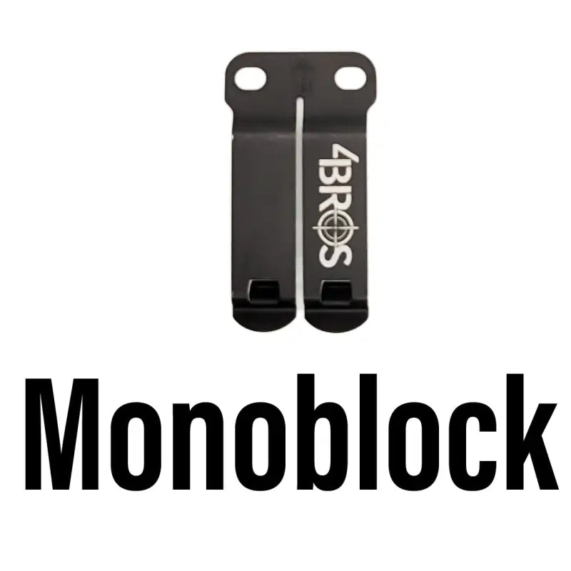 Black metal monoblock for Glock 19 TLR-7 X IWB Holster inside waistband magazine pouch