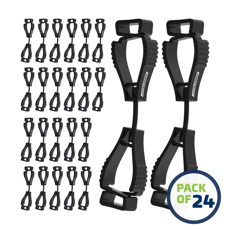 Black Mitten Clips for Glove Clip Safety Holder, a reliable clip safety solution