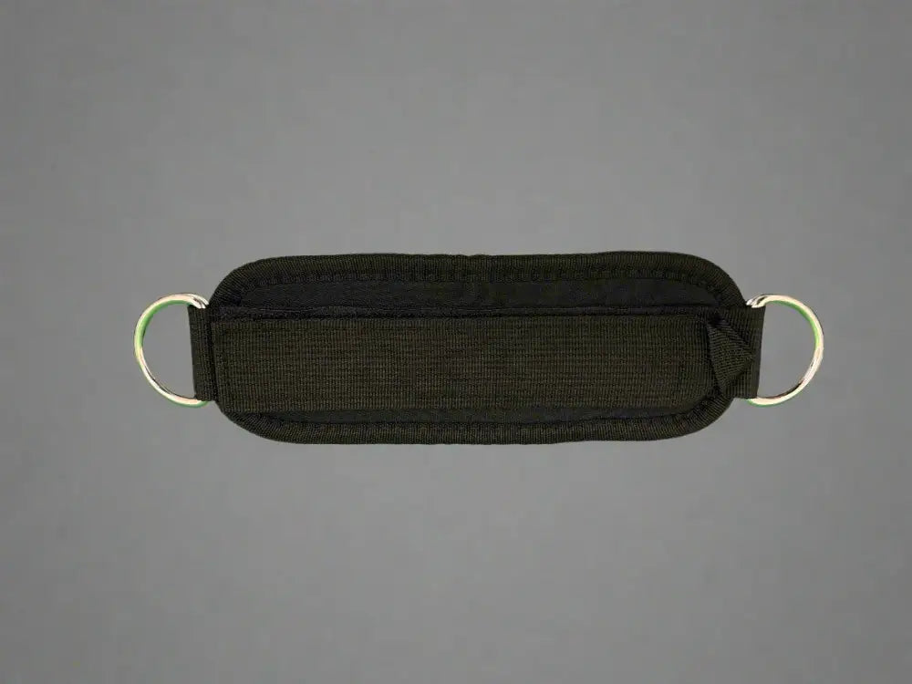 Black nylon SFE Ankle Strap with metal rings for ankle strap cable attachment