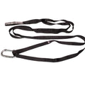 Black nylon webbing sling with SMC Mountain carabiner, FRE Rescue Webbing product