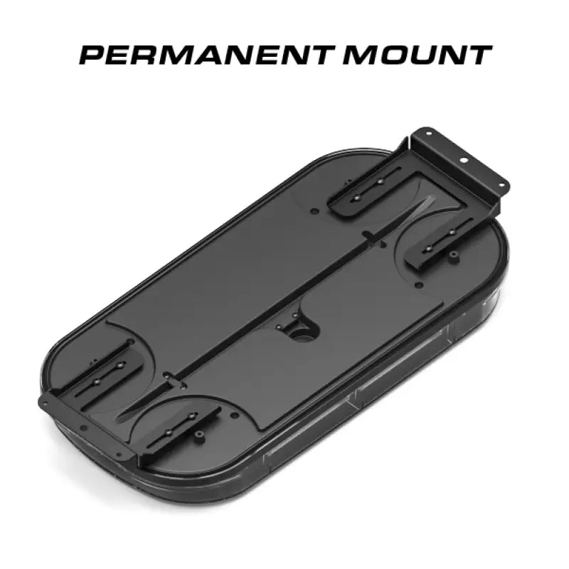 Black permanent mount base for Feniex Quantum 2.0 18-inch mini light bar