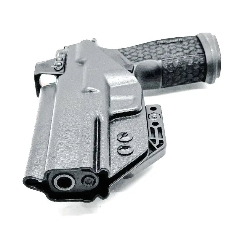 Black pistol in a Sig Sauer P365-FUSE IWB Holster for concealed carry safety
