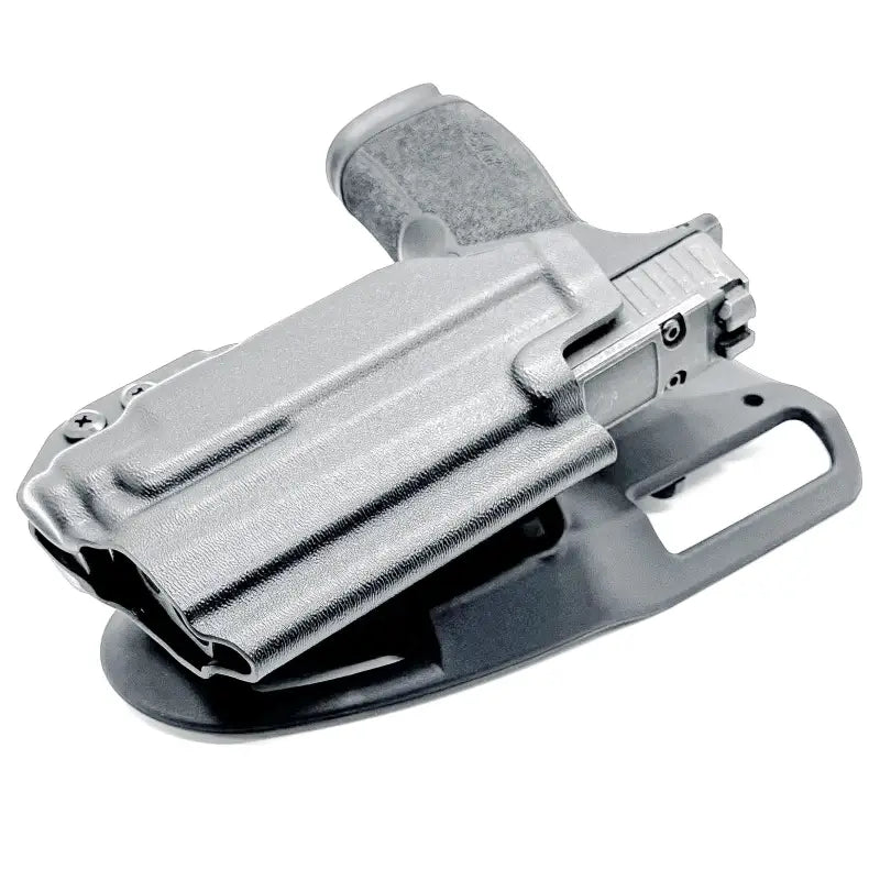 Black pistol holster for Sig Sauer P365 X-Macro with Streamlight TLR-7 HL-X attachment