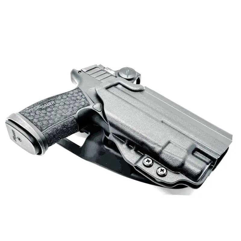 Black Pistol in Sig Sauer P365-FUSE Holster with TLR-7 from Four Brothers Holsters