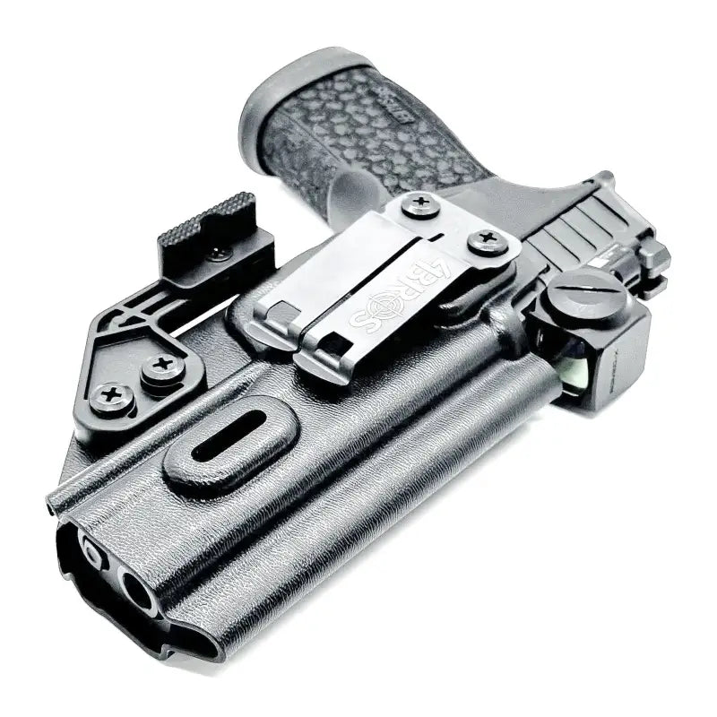 Black P365-FUSE IWB holster with metal clip for Sig Sauer P365-FUSE conceal carry