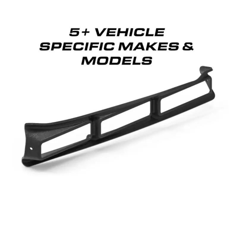 Black plastic automotive trim piece for Feniex Quantum 2.0 Spoiler Mount, ideal for first responders